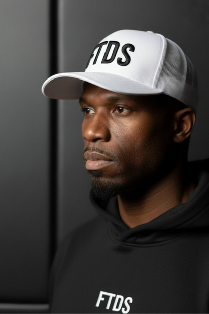 Focus Over Noise Hat - White