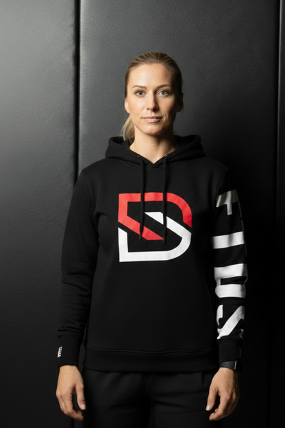 Loud & Locked‑In Hoodie - Black