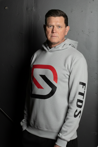 Loud & Locked‑In Hoodie - Gray